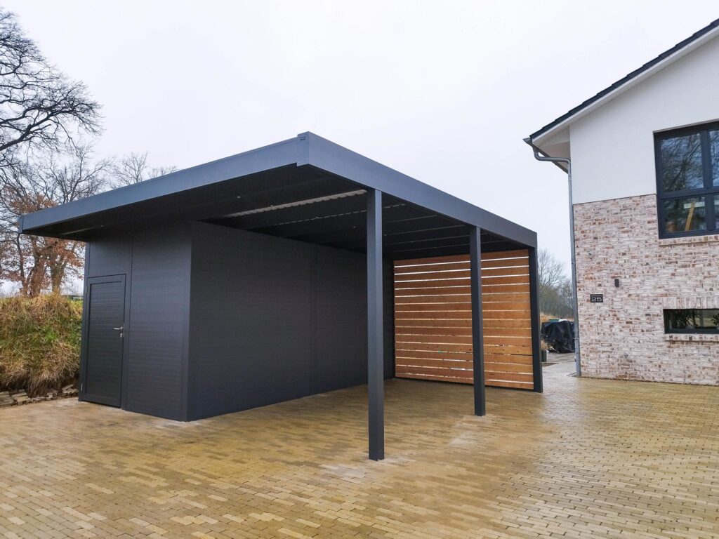 Flachdachcarport C600+ (258)