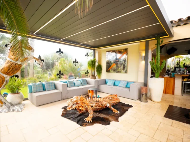 Geisens Lamellendach Tagansicht