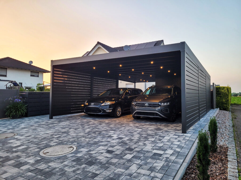 Flachdachcarport C600+ (368)