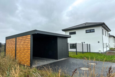 Flachdachcarport C600+ (373)