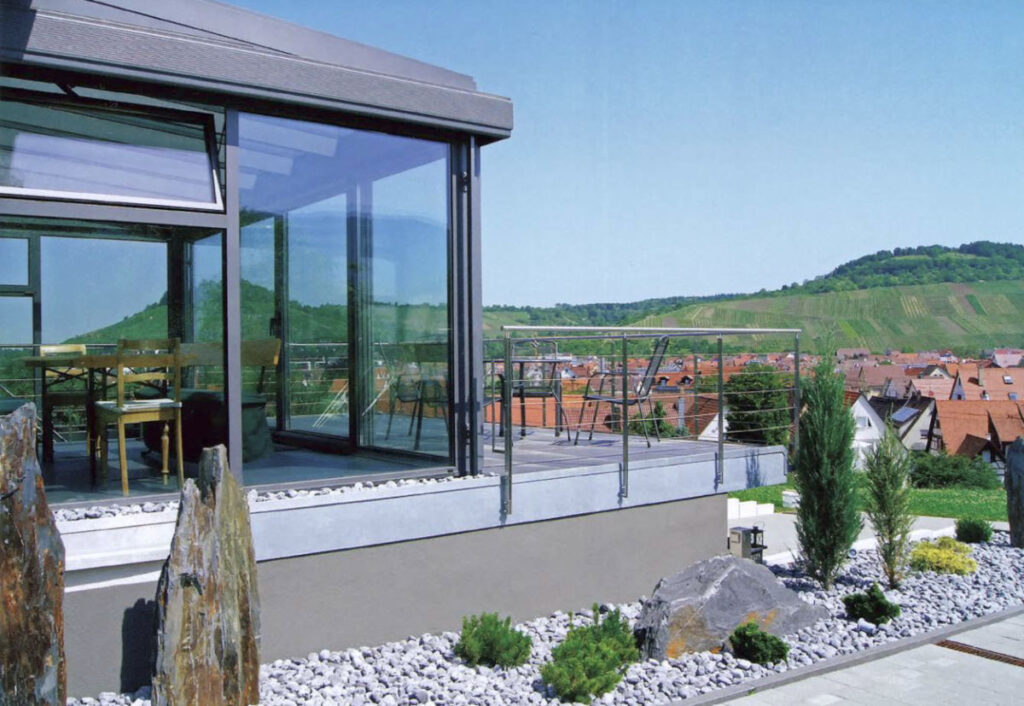 Komet 55 Terrasseninstallation
