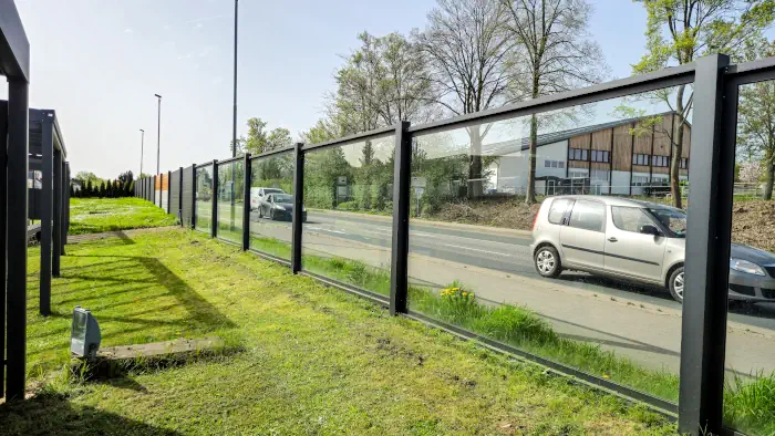 Zaun Wiese Verschiedene Elemente