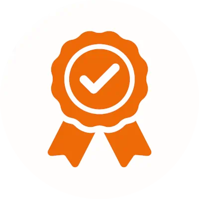 Qualitaet Orange Icon - Schweng
