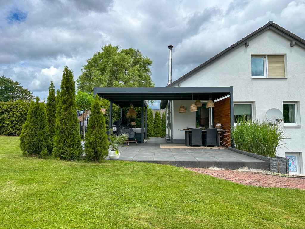 Flachdachcarport C600+ (466)